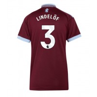 Fotbalové Dres Aston Villa Victor Lindelof #3 Dámské Domácí 2026-27 Krátký Rukáv